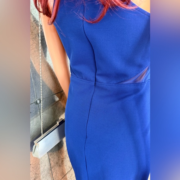 Love Culture Blue Midi Dress Excellent Condition - Picture 7 of 15